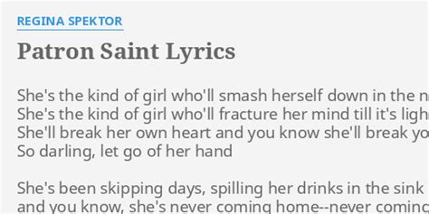 patron saint lyrics